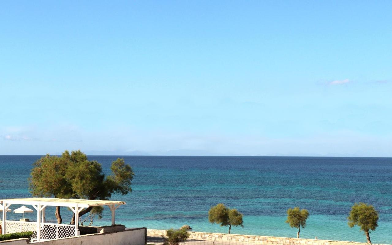 Beach Apartment Thalia With Hot Tub And Sea View Άγιος Προκόπιος Εξωτερικό φωτογραφία