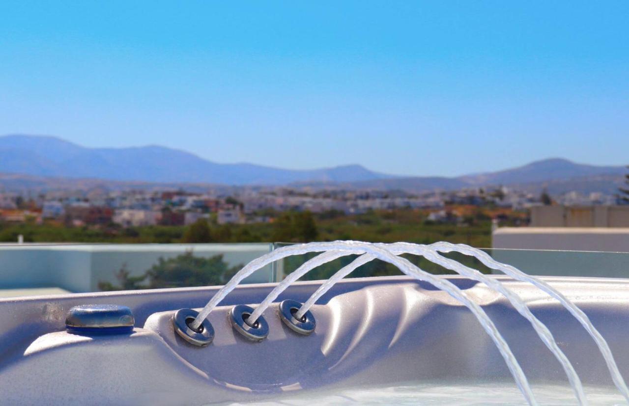 Beach Apartment Thalia With Hot Tub And Sea View Άγιος Προκόπιος Εξωτερικό φωτογραφία